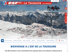 Tablet Screenshot of esf-latoussuire.com